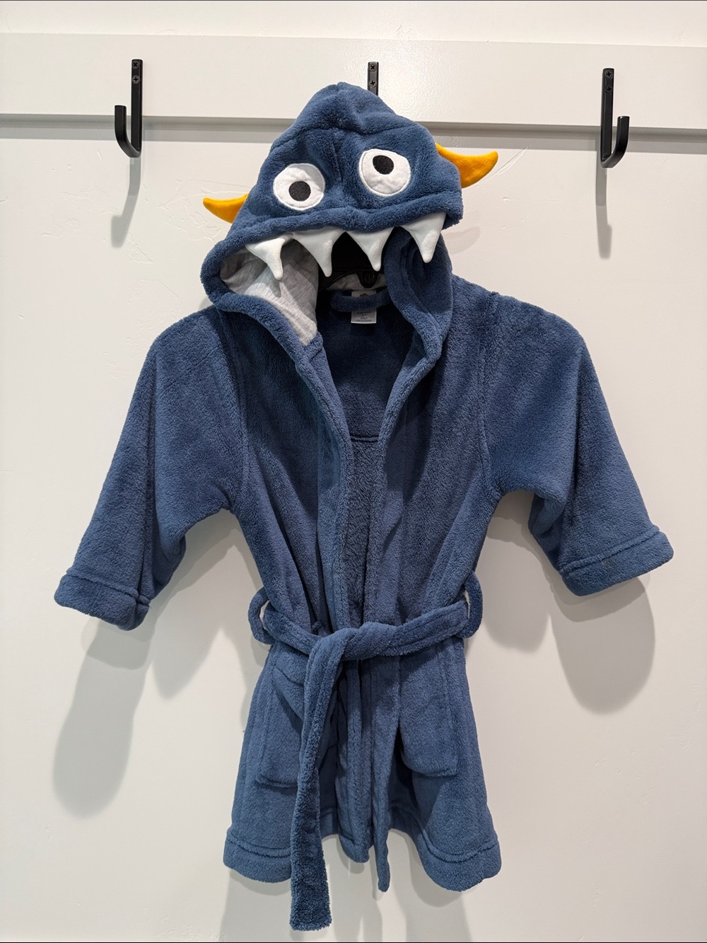 Kids Tucker + Tate Monster Hooded Pajama Robe size 2/3